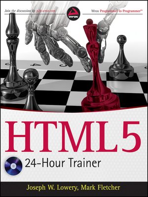 cover image of HTML5 24-Hour Trainer